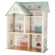 Lulilo Wooden Dollhouse with Furniture 56 cm, Mint