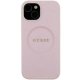 Apple iPhone 15 Plus 6.7\'\' Guess Saffiano MagSafe Case Cover, Pink