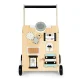 ECOTOYS Wooden Baby Walker Push Toy with Activity Center