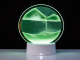 3D Moving Sand Art Desk Lamp LED USB, RGB