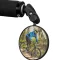 Bicycle Rearview Mirror, Handlebar Mount, Convex, 360°, Black