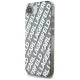 Karl Lagerfeld IML Repeat Logo Case for iPhone 16e - Silver