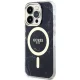 Guess iPhone 14 Pro Case Marble MagSafe, Black