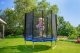 FUNFIT Garden Trampoline with Safety Net and Ladder, 183 cm