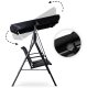 3-Seater Garden Swing with Steel Frame MultiGarden, Black