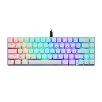 Motospeed CK67 RGB механическая клавиатура с подсветкой Bluetooth/USB, пастель...