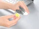 Compact Pill Popper for Blister Packs, Black/White
