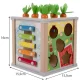 Wooden Educational Cube - Sorter Kruzzel 22566