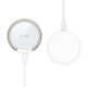 Tech-Protect QI15W-A33 Inductive Charger with MagSafe and Stand with USB-A / USB-C Cable - White