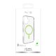 Puro Lite Mag TPU+PC Case Compatible with MagSafe iPhone 17 - Transparent with Green Ring