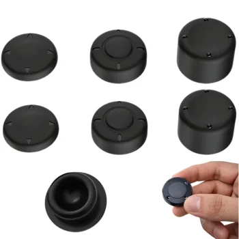 Thumb Grips for Nintendo Switch 2 Analog Sticks 6 Pack, Black