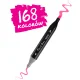 Nukido NK-914 Dual-Tip Alcohol Markers with Bag, 168 Pcs