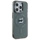 Karl Lagerfeld iPhone 15 Pro Max Case IML Metal Choupette Head MagSafe, Black