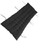 Sun Lounger Cushion 160 cm Outdoor Patio Chair Pad, Black