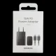 Samsung EP-T1510XBEGEU 15W PD USB-C Wall Charger with USB-C Cable - Black