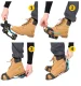 MOUNTAIN GOAT Ice Snow Traction Cleats Crampons Anti-Slip Snow Shoes Cleats for Men Women Hiking, Size M (37-40)
