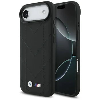 BMW iPhone 17 Air Case M Quilted Logo MagSafe, Black