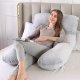 Multifunctional Maternity Pregnancy and Breastfeeding Pillow U-shape, 140x70cm