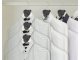 Clothes Hanger Organizer Hooks for Wardrobe, 12 pcs, Black