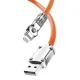 Dudao L24AL USB-A to Lightning Angled Cable 30W 1m Orange
