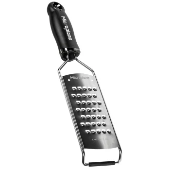 Microplane Gourmet Grater Extra Coarse, Black / Silver