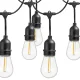 Garden String Lights 10 LED E27 Bulbs, 10m, Warm White