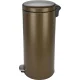 Brabantia NewIcon 30L Pedal Bin, Warm Brass