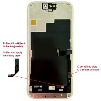 Display for iPhone 15 Pro, LTPO Soft OLED, 120Hz
