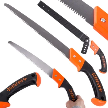 Manual Garden Saw for Branches and Wood with Sheath