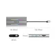 Orico XDR 12-in-1 RGB USB-C Docking Station with HDMI 4K, VGA, PD 100W, RJ45 and Card Reader - Silver