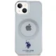 Apple iPhone 15 6.1\'\' US Polo Magsafe Collection Case Cover (USHMP15SUCIT), Transparent