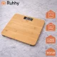 Ruhhy 00022522 Bamboo Bathroom Scales with LCD Display