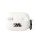 Karl Lagerfeld White AirPods Pro 2 Case with 3D Choupette