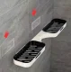 Bathroom and Kitchen Shelf Storage, Black