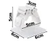 Self-Adhesive Broom and Mop Holder, White