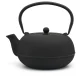 Bredemeijer Sichuan Tea Set 1.0L Cast Iron Teapot with 2 Mugs 153013, Black