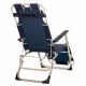 Folding Garden Chair 2-in-1 Zero Gravity Lounger, Blue