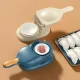Plastic Dumpling Mold with Dough Press, 20 cm, Blue