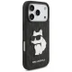 Karl Lagerfeld Saffiano Mono Patch Choupette case for iPhone 18 Pro / 17 Pro, black