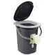 GreenBlue GB320AG Portable Toilet, 19L, Anthracite