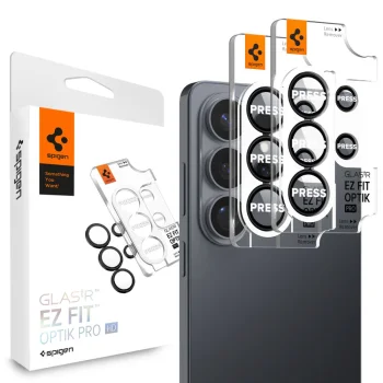 Spigen Glas.Tr Ez Fit Optik Pro Camera Cover for Samsung Galaxy S26 Ultra 2-pack - Black