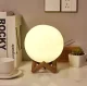 Moon-Shaped LED Night Light, Cold White