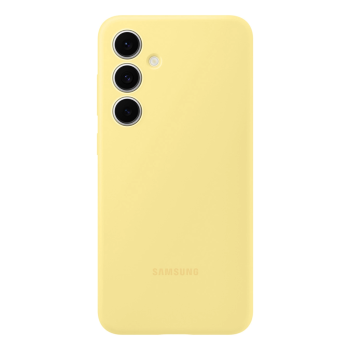 Original Samsung Galaxy S24 FE ( SM-S721B/DS ) Silicone Cover Gel Case, Yellow (EF-PS721CYEGWW)