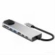 Tech-Protect HB09 8-in-1 USB-C Hub (HDMI 4K, PD 100W, RJ45) - Gray