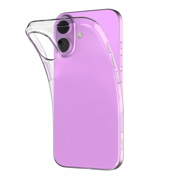 Puro 03 Nude Case for iPhone 16 Plus, Transparent