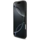 Mercedes iPhone 17 Pro Max Case AMG Leather Debossed Lines, Black