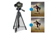Puluz PU3096B Aluminum Tripod with 3D Head & Phone Holder