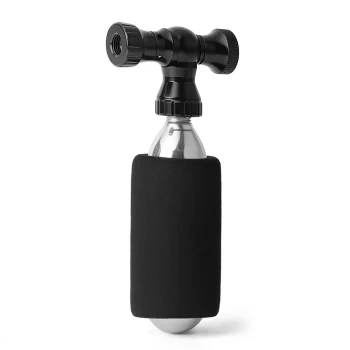 Rockbros CO₂ Bike Pump, Aluminum Valve Head, Presta and Schrader Compatible, Black