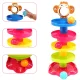 Educational Ball Drop Tower Toy with Monkey
