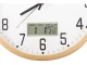 Wall clock large silent 30cm round pointer date temperature seconds